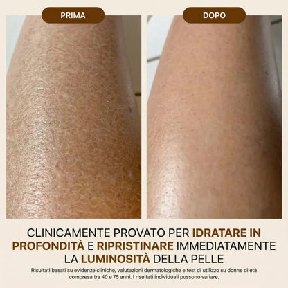 Olio corpo effetto seta